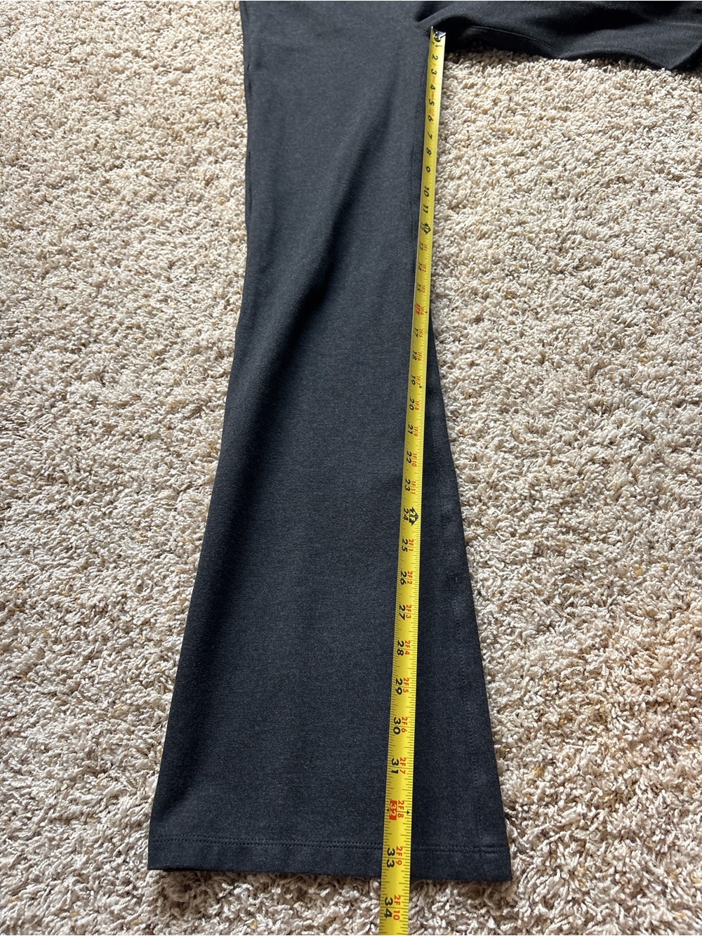 BETABRAND Dress Pant Yoga Pants Bootcut Ponte Stretch Pull-On Charcoal Sz S Long - Picture 4 of 9